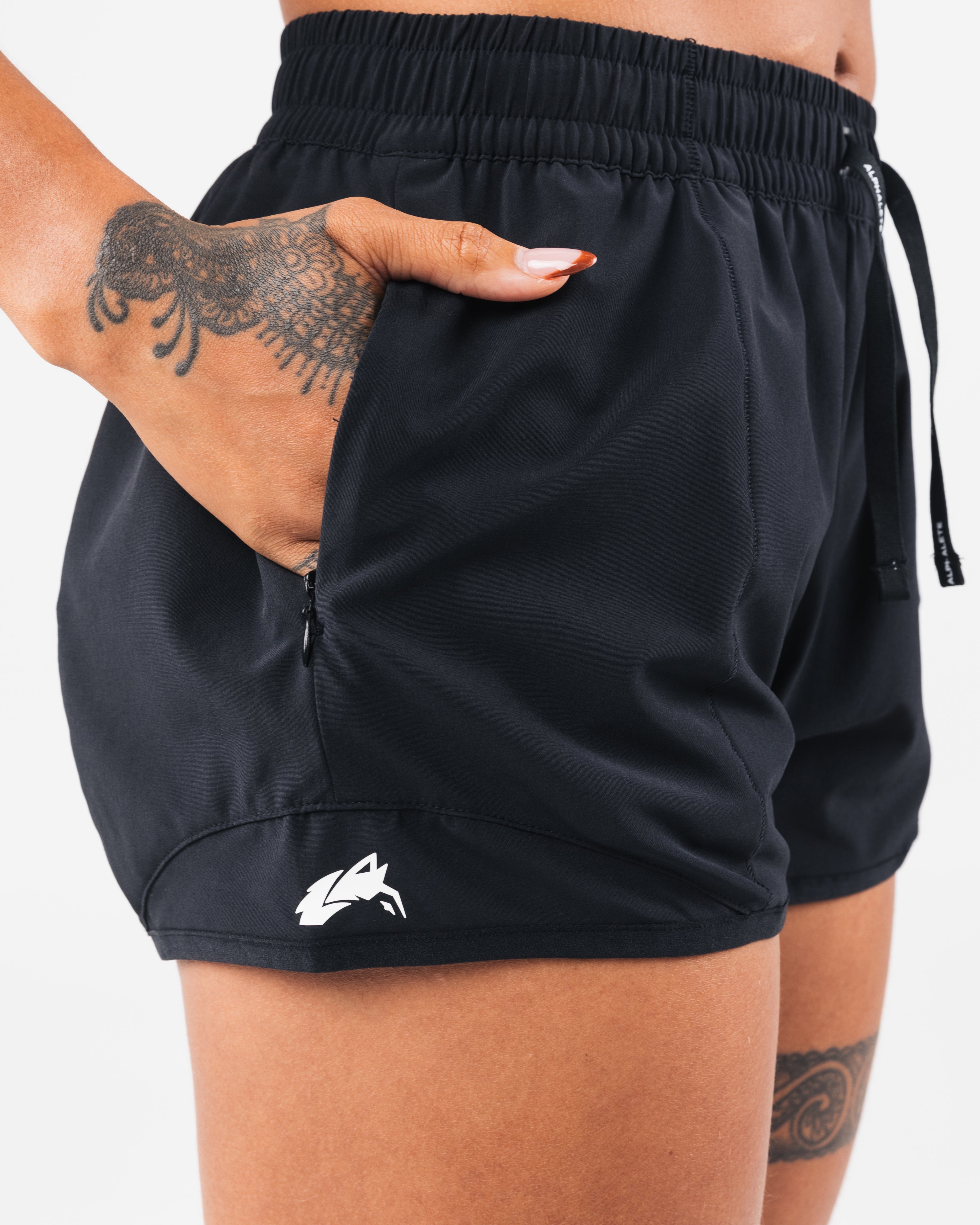 Nike Speed Running Shorts for Men - Lightweight & Breathable Black Workout Shorts for Gym, Jogging & Training