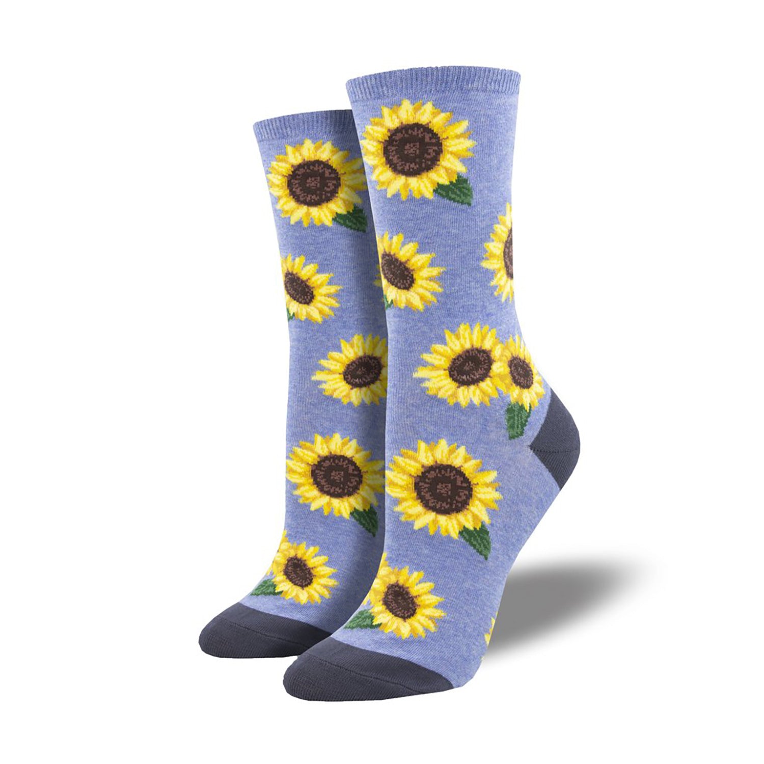 Sunflower Women's Socks - Comfortable & Stylish Crew Socks for Everyday Wear, Workouts & Casual Outfits