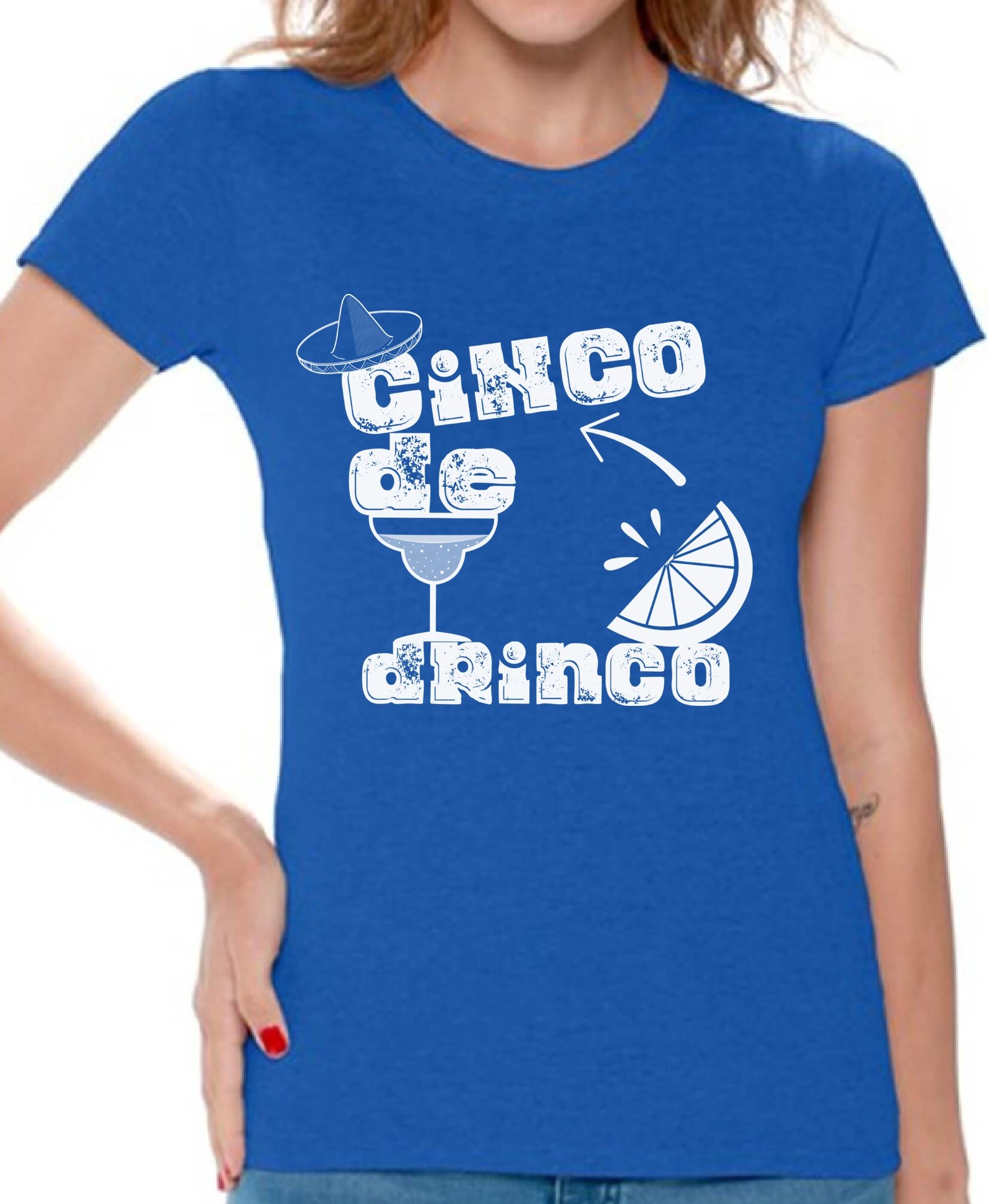 Awkward Styles Women's Cinco de Mayo Party Shirt - Fun Mexican Themed Tee for Festive Celebrations, Bar Crawls & Cinco de Drinco Gifts