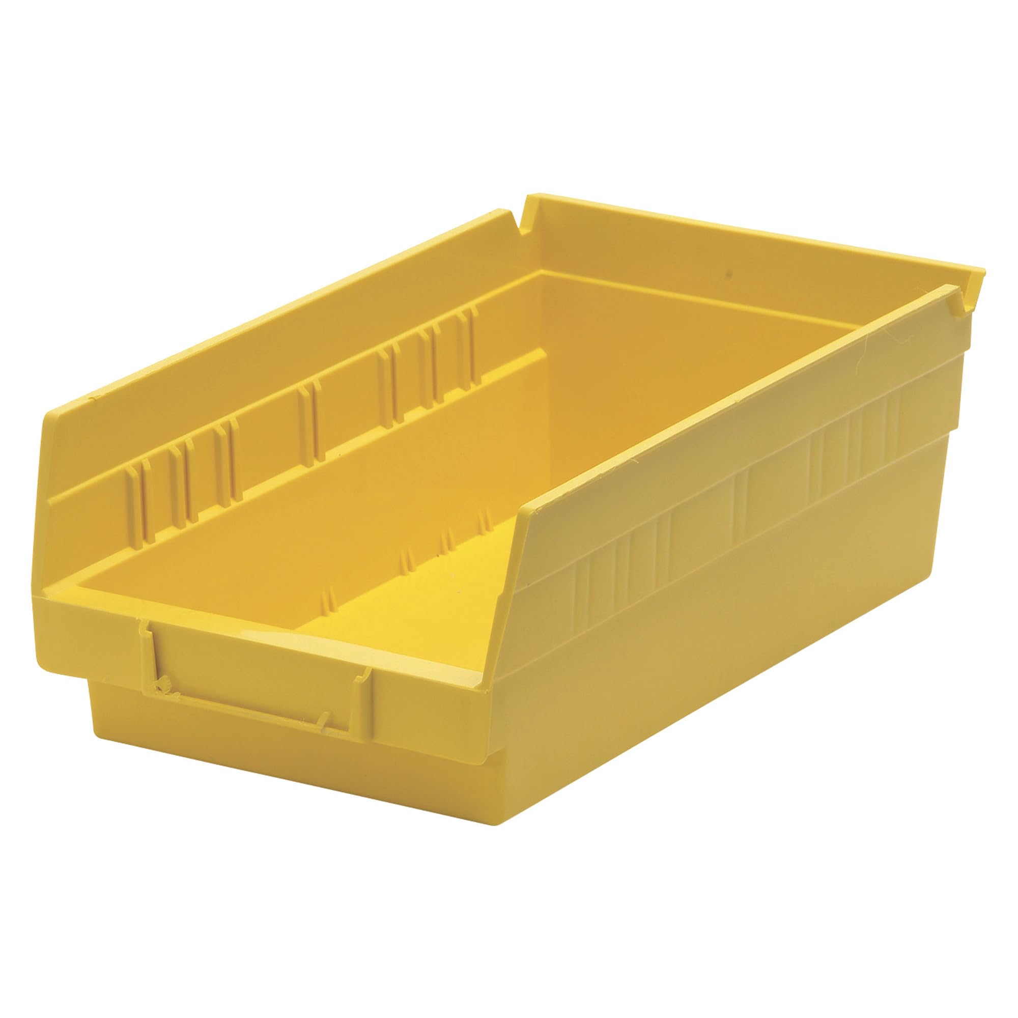 Quantum Storage Systems QSB102YL 30-Pack 4-Inch Hanging Plastic Shelf Bins | 11-5/8