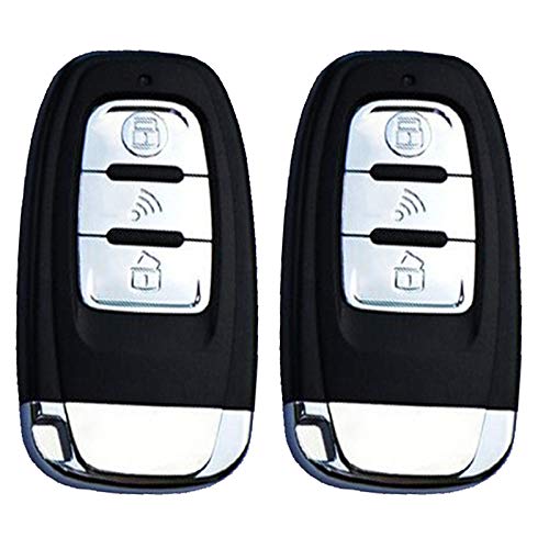Universal 688AN GPS Smart Car Alarm System with Passive Keyless Entry, Push Button Remote Start/Stop Engine & Auto Central Lock - Anti-Theft Security for Vehicles, Parking & Night Driving
