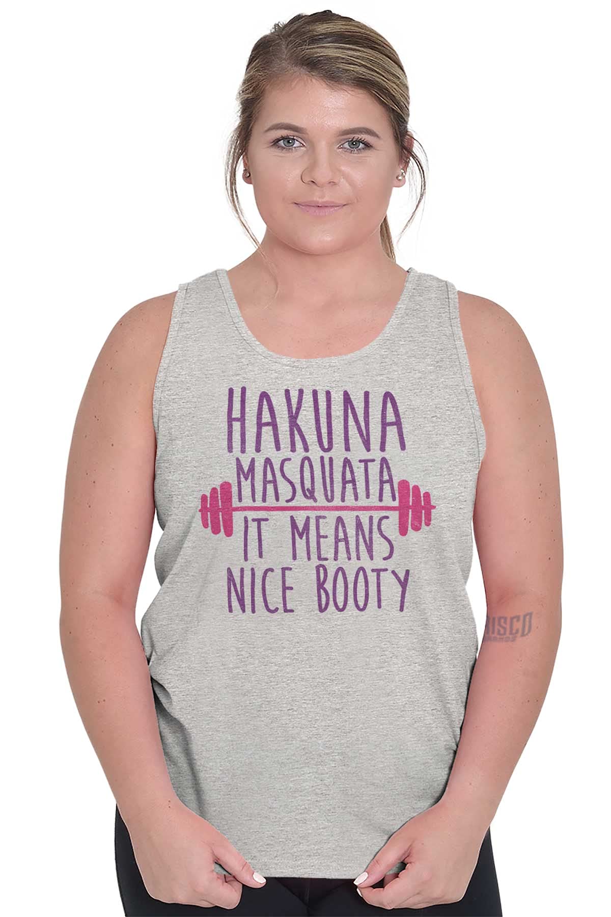 Women's Cute Gym Tank Top - Squats Mean Nice Booty Workout Tee for Fitness & Yoga | Perfect for Gym, Running & Casual Wear