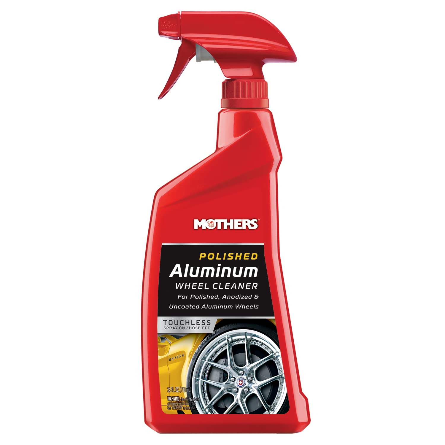 Mothers Alum Wheel Cleaner - Heavy Duty Aluminum Wheel Cleaner for Cars, Trucks & Motorcycles - Removes Brake Dust & Grime - Safe for Alloy & Chrome Rims - Perfect for Auto Detailing & Car Wash