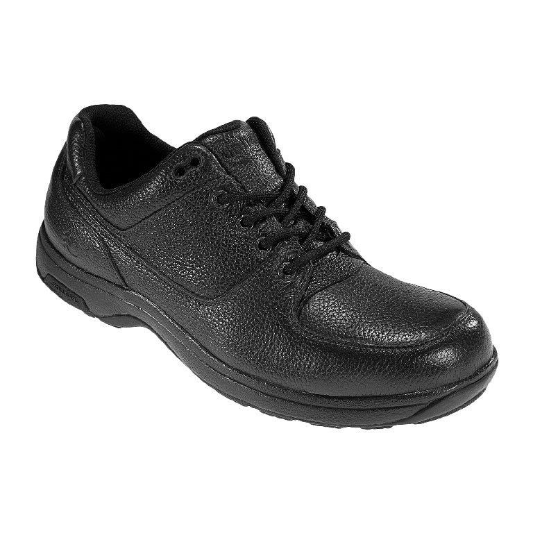 Dunham Men's Windsor Lace Up Black Dress Shoes - Comfortable Oxford Style for Business, Wedding & Formal Occasions
