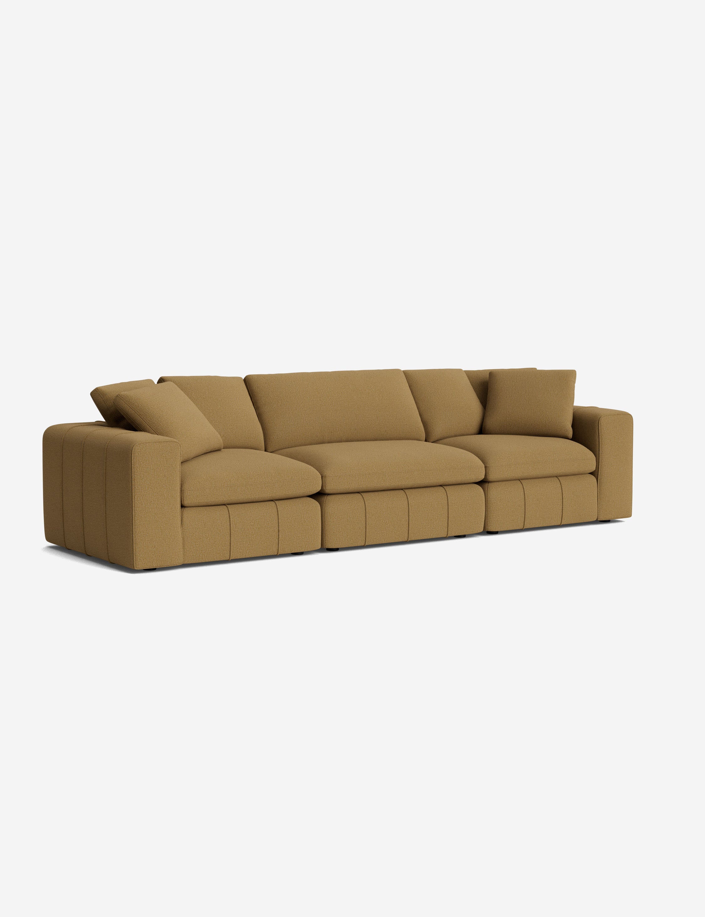 Modern Capella Sofa - Comfortable Fabric Sectional Couch for Living Room, Lounge & Family Room - Stylish Home Furniture for Relaxing & Entertaining