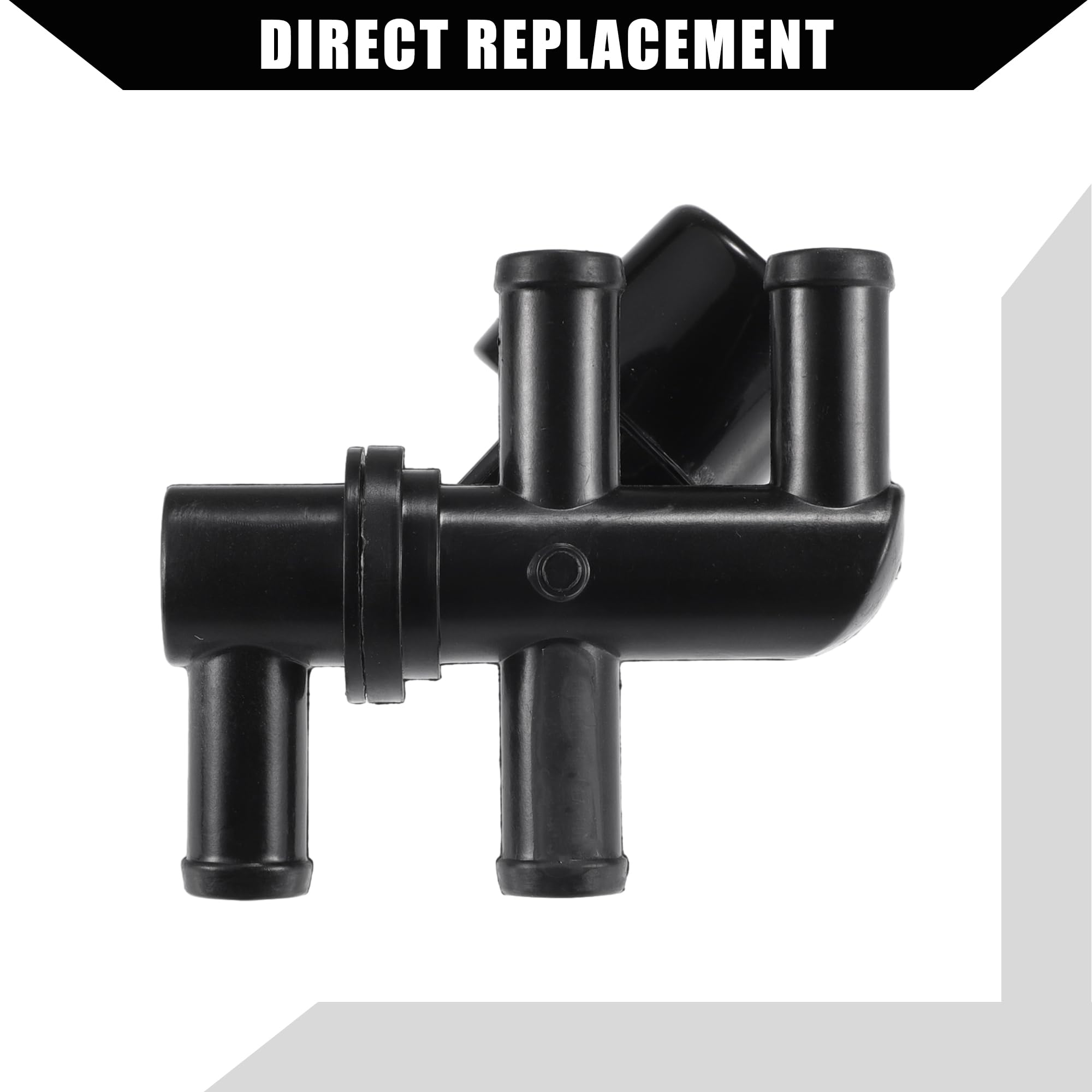 Ford Explorer & Mazda Heater Control Valve Solenoid - No.F87H18495AA - Durable Black Plastic Replacement Part (1 Piece) - Perfect for HVAC System Repair & Maintenance