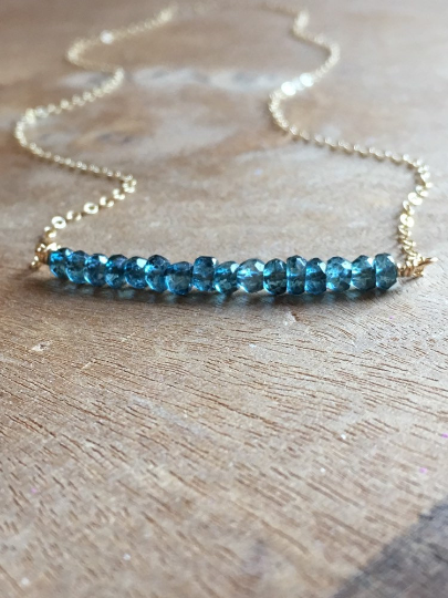 Elegant London Topaz Necklace for Women - Sterling Silver Blue Gemstone Jewelry Gift for Birthday, Anniversary & Special Occasions