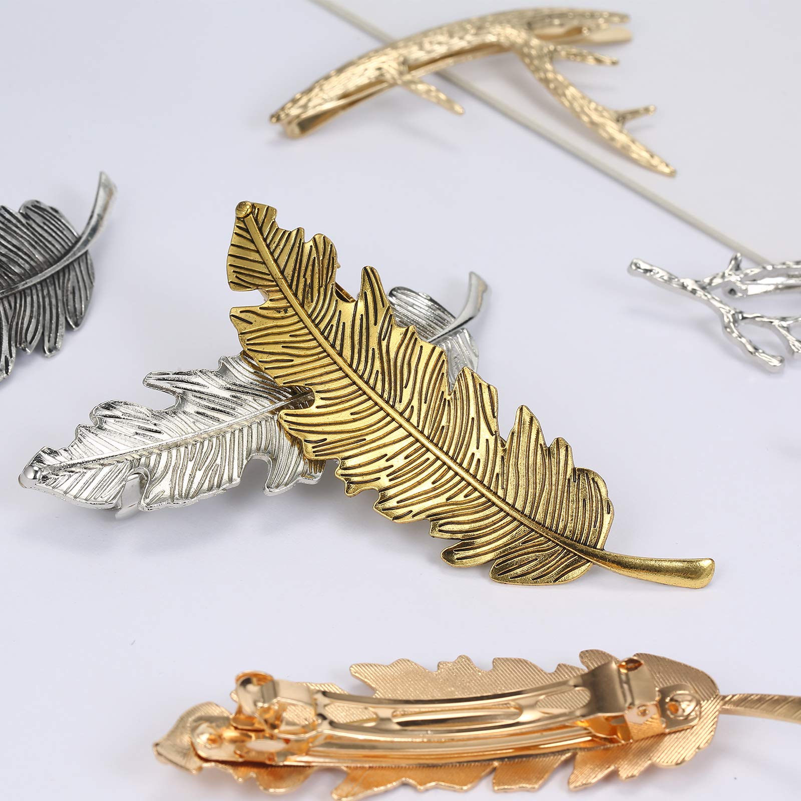 7 PCS Fashion Hair Clips Set - Metal Hair Barrettes for Women & Girls - Salon Styling, Hairdressing & Sectioning Hairpins - Perfect for Braiding, Updos & Everyday Hairstyles