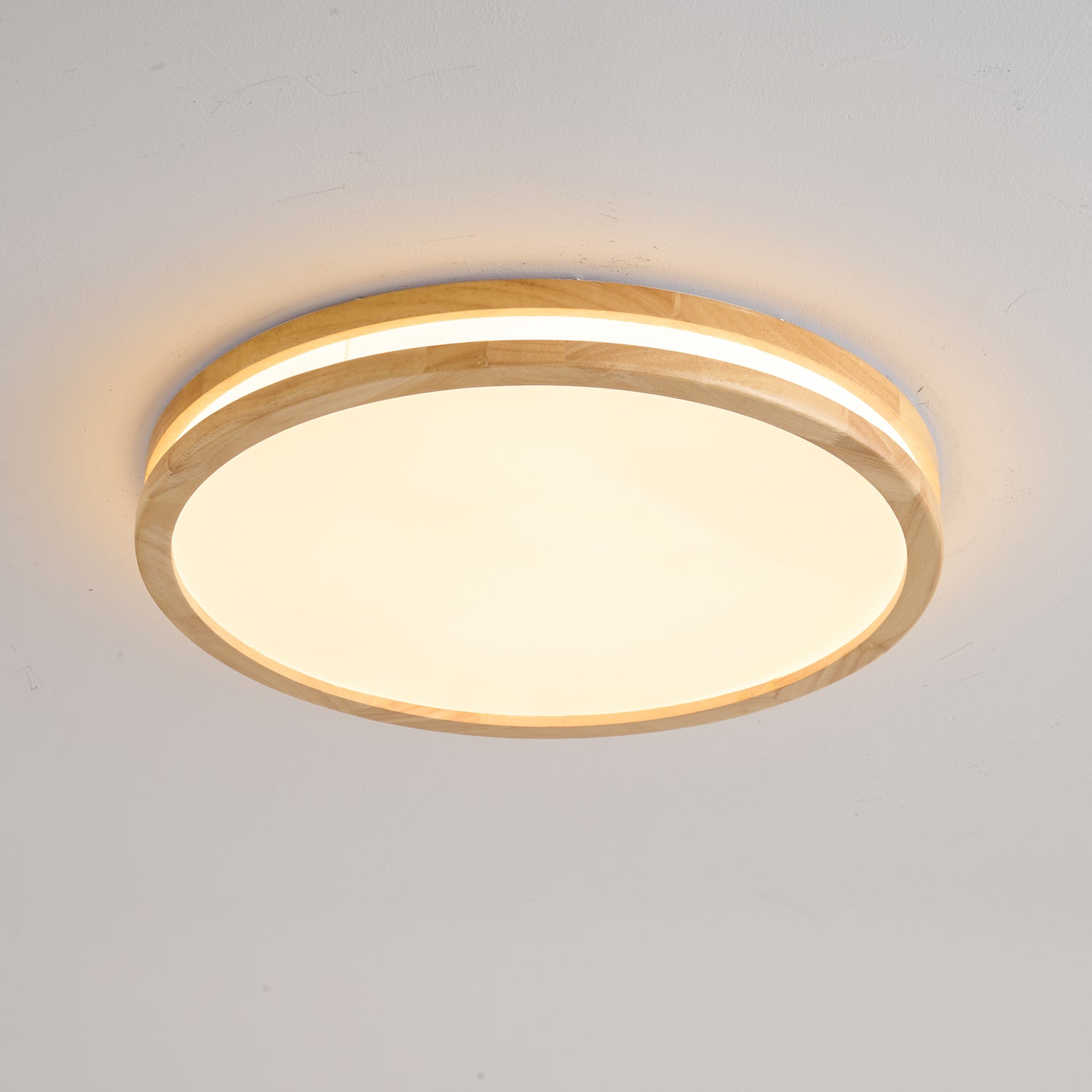 Cirro Modern Ceiling Light Fixture - Energy Efficient LED Flush Mount for Living Room, Bedroom, Kitchen & Hallway - Dimmable Bright White Lighting
