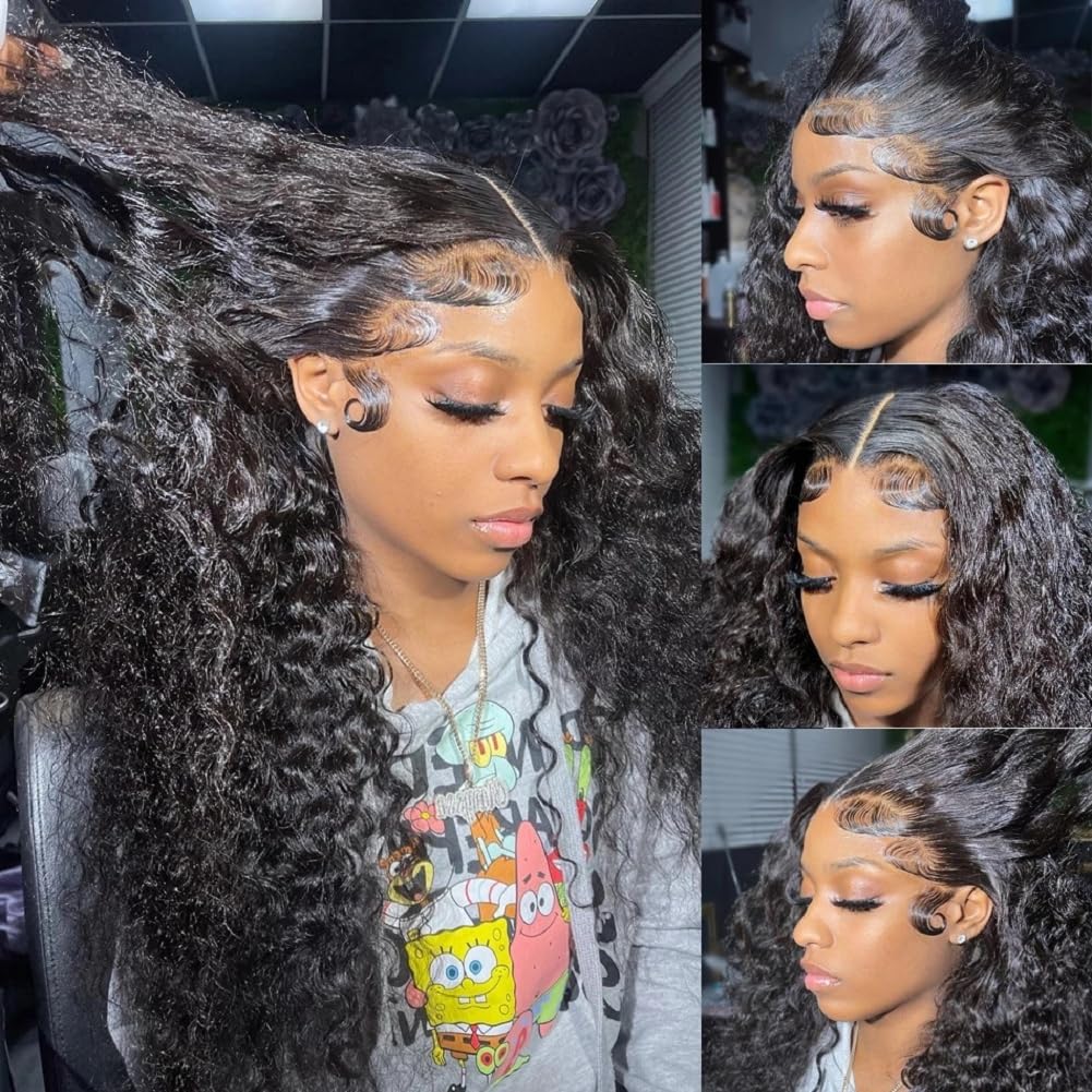 Muaby Yaki Headband Wigs for Women - 22 Inch Human Hair Wigs Brazilian Virgin Hair, Kinky Straight Natural Black Headband Wig No Lace Front - Perfect for Daily Wear, Cosplay & Protective Styling