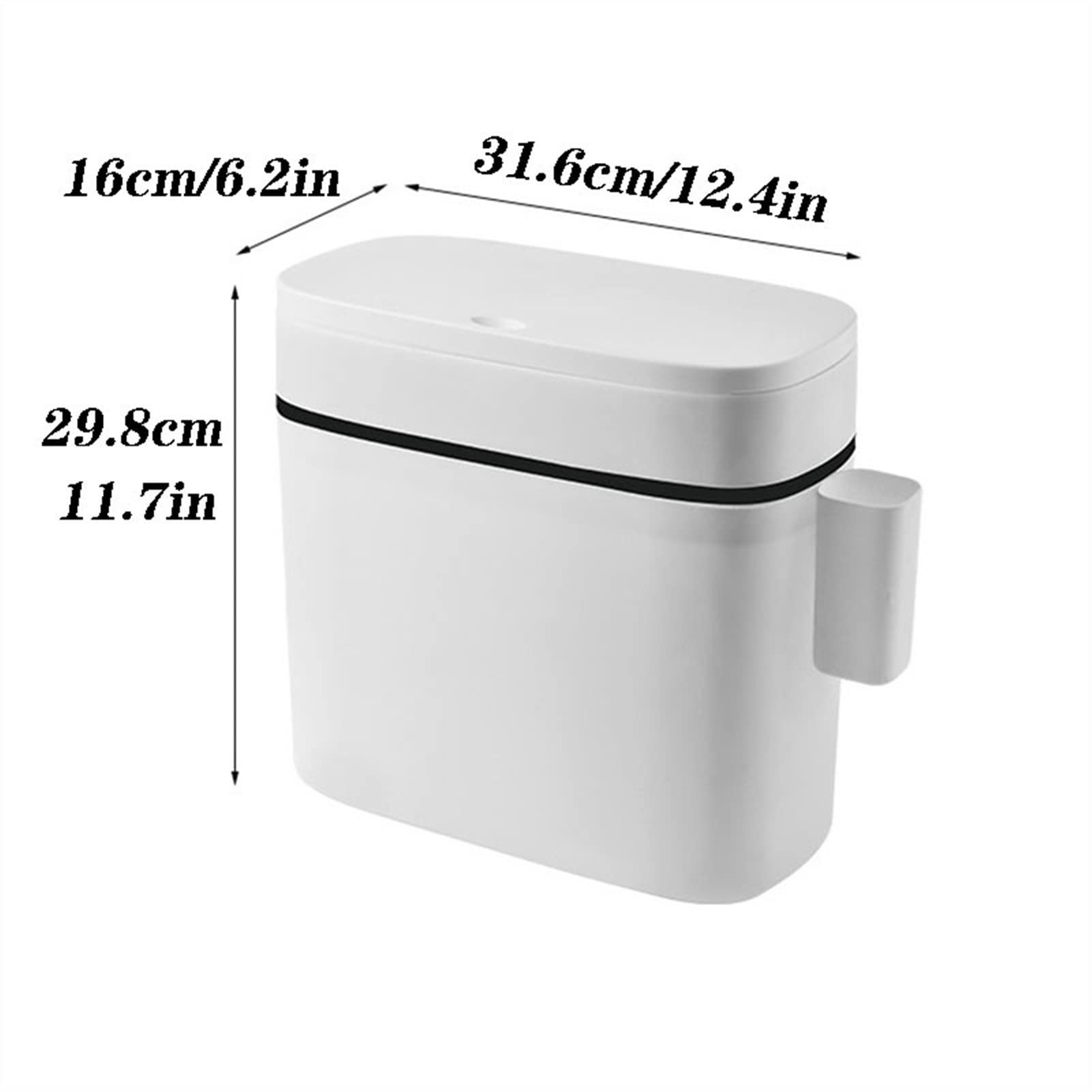 12L Modern Kitchen Trash Can with Lid - Stainless Steel Step Pedal Garbage Bin for Bathroom, Living Room & Office - Odor-Proof & Hands-Free Waste Basket for Easy Disposal