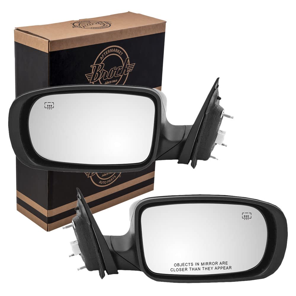 Heated Power Side View Mirrors Replacement Set for 2011-2014 200 Sedan - Driver & Passenger Side, Ready-to-Paint (Compatible with 1SX891X8AC & 1SX881X8AC) | Perfect for Winter Driving & Enhanced Visibility