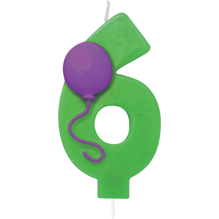 6-Pack Balloon Candles - Decorative Floating Candles for Birthday Parties, Weddings & Special Events