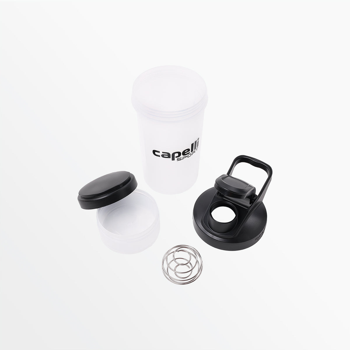 16oz Shaker Bottle with Bottom Storage Container - Perfect for Protein Shakes, Gym Workouts & On-the-Go Nutrition