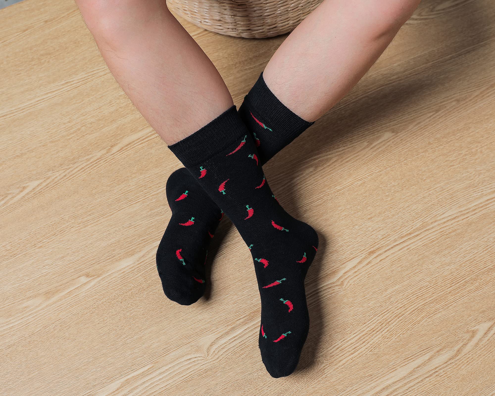 GLENMEARL Men's Dress Socks 10 Pack - Premium Combed Cotton Funny Patterned Socks for Business & Casual Wear - Colorful Novelty Happy Socks for Office, Party & Daily Use