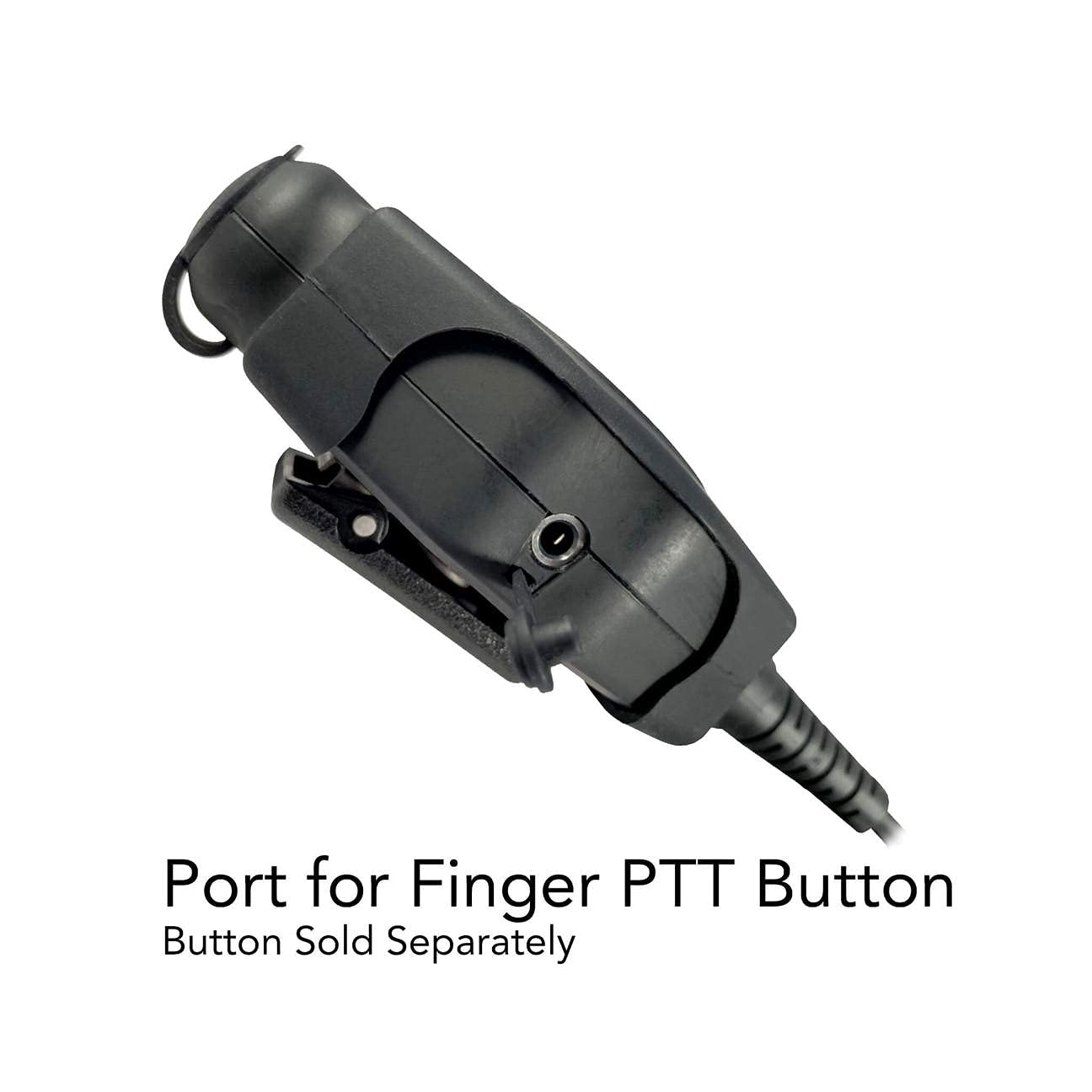 Military Tactical Radio Adapter & PTT for Headset - NATO Wiring Compatible with ComTac, Gentex, Ops-Core, OTTO Headsets | Works with 2 Pin Kenwood, Baofeng, BTECH, Rugged Radios | Perfect for Combat Training, Airsoft, SWAT Operations & Outdoor Adventures