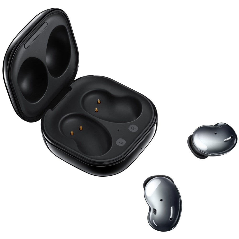 SAMSUNG Galaxy Buds Live SM-R180 Wireless Bluetooth Earbuds with Active Noise Cancelling (ANC) - Compatible with iOS & Android - Renewed Like New Mystic Black - Perfect for Workouts, Commuting & Travel