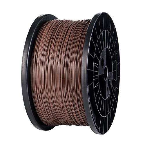 TIANSE Coffee Brown PLA 3D Printer Filament - 1.75mm, 5kg Spool, ±0.03mm Accuracy for Smooth Printing - Perfect for Cosplay Props, Home Decor & DIY Projects