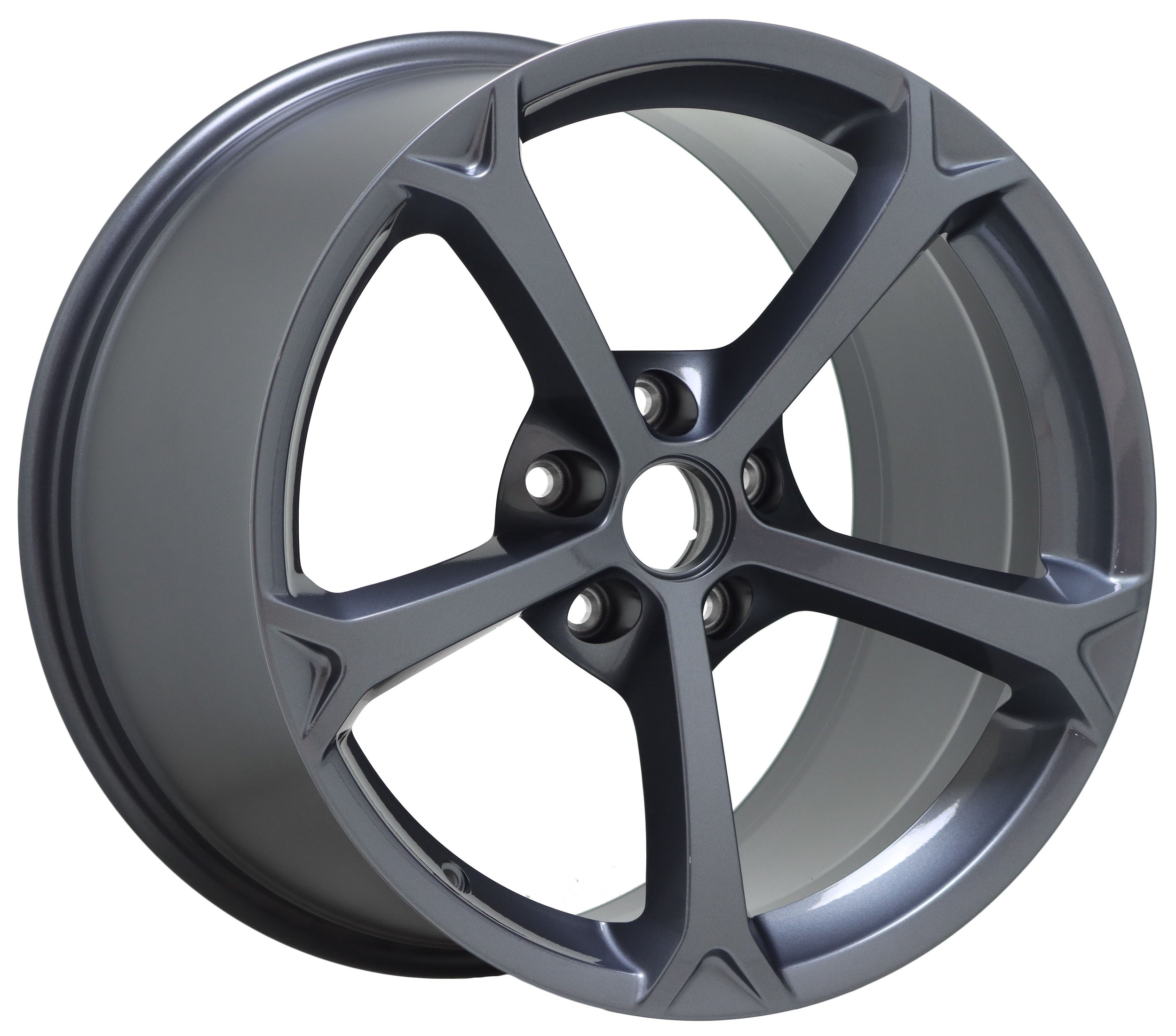 **Genuine GM OEM 19x12 Corvette Grand Sport Grey Wheel Rim - Factory New Rear 5456 - Perfect for Performance Upgrades & Custom Builds**