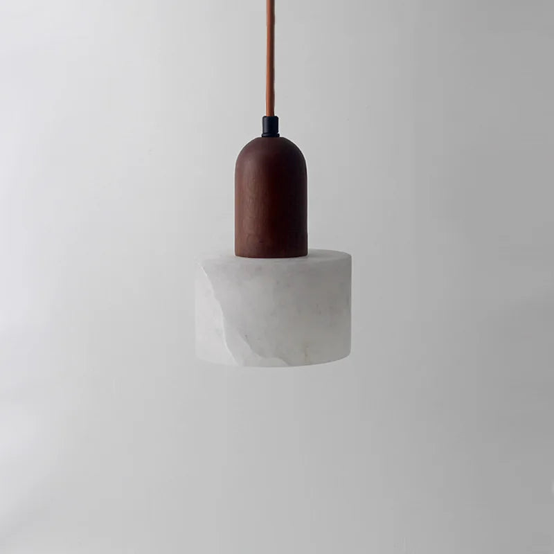 Serenity Modern Marble Pendant Light - Elegant Hanging Chandelier for Dining Room, Kitchen Island & Bedroom Decor