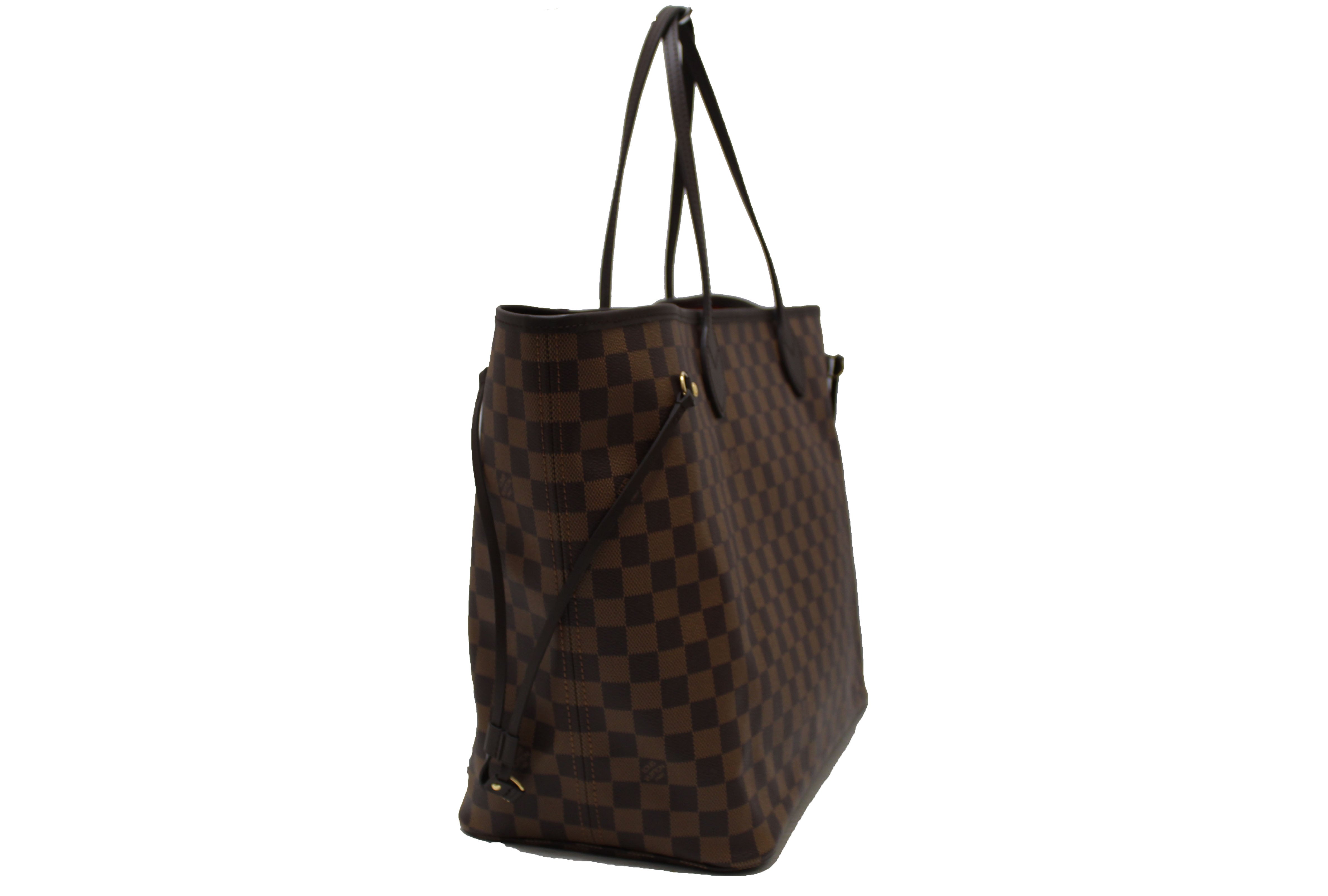 Authentic Louis Vuitton Damier Ebene Neverfull GM Tote Shoulder Bag - Luxury Designer Handbag for Women, Spacious Work & Travel Bag, Perfect for Office, Shopping & Daily Use