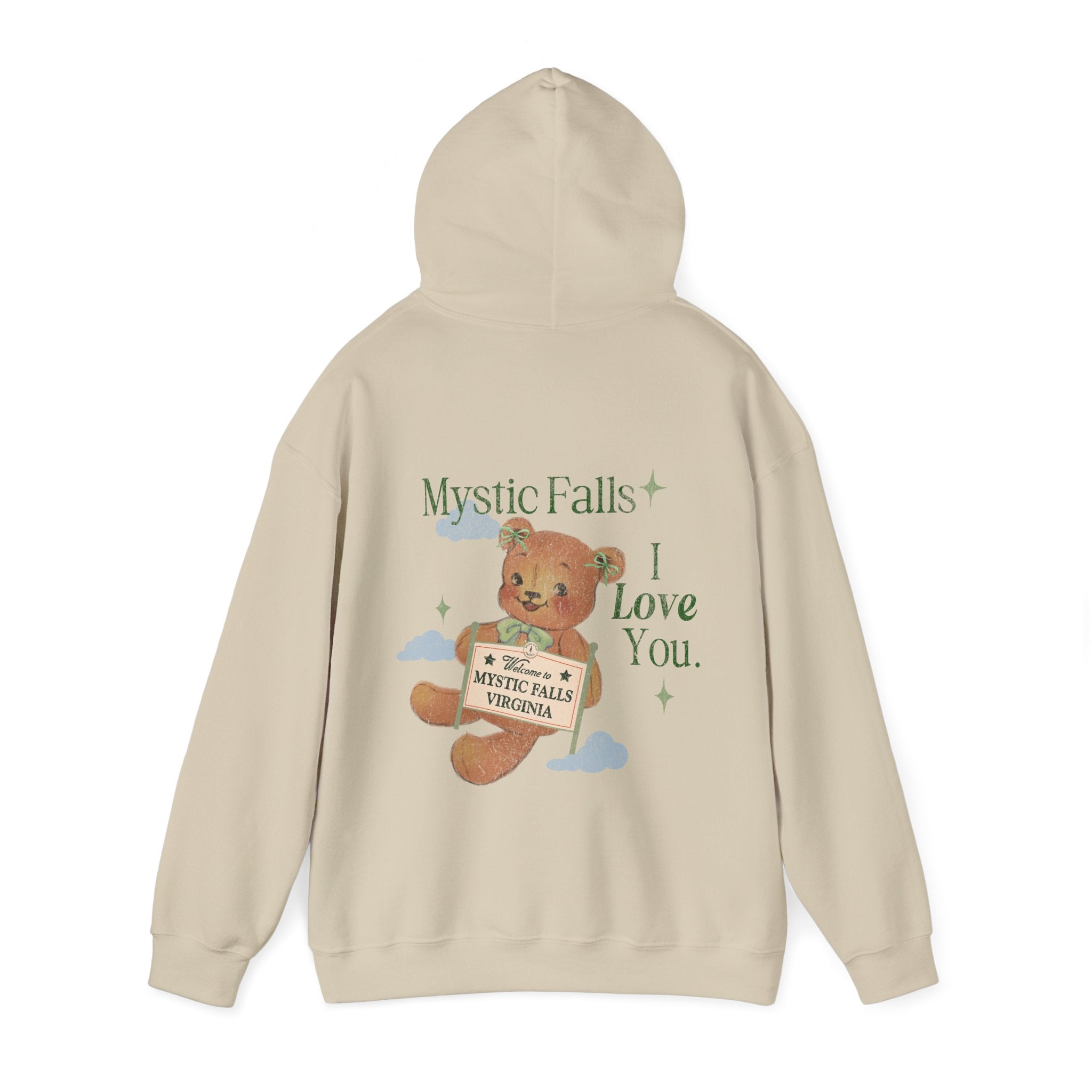 Mystic Falls ILY Hoodie - Soft & Cozy Pullover Sweatshirt for Women & Men | Perfect for Casual Wear, Outfits & Gifts