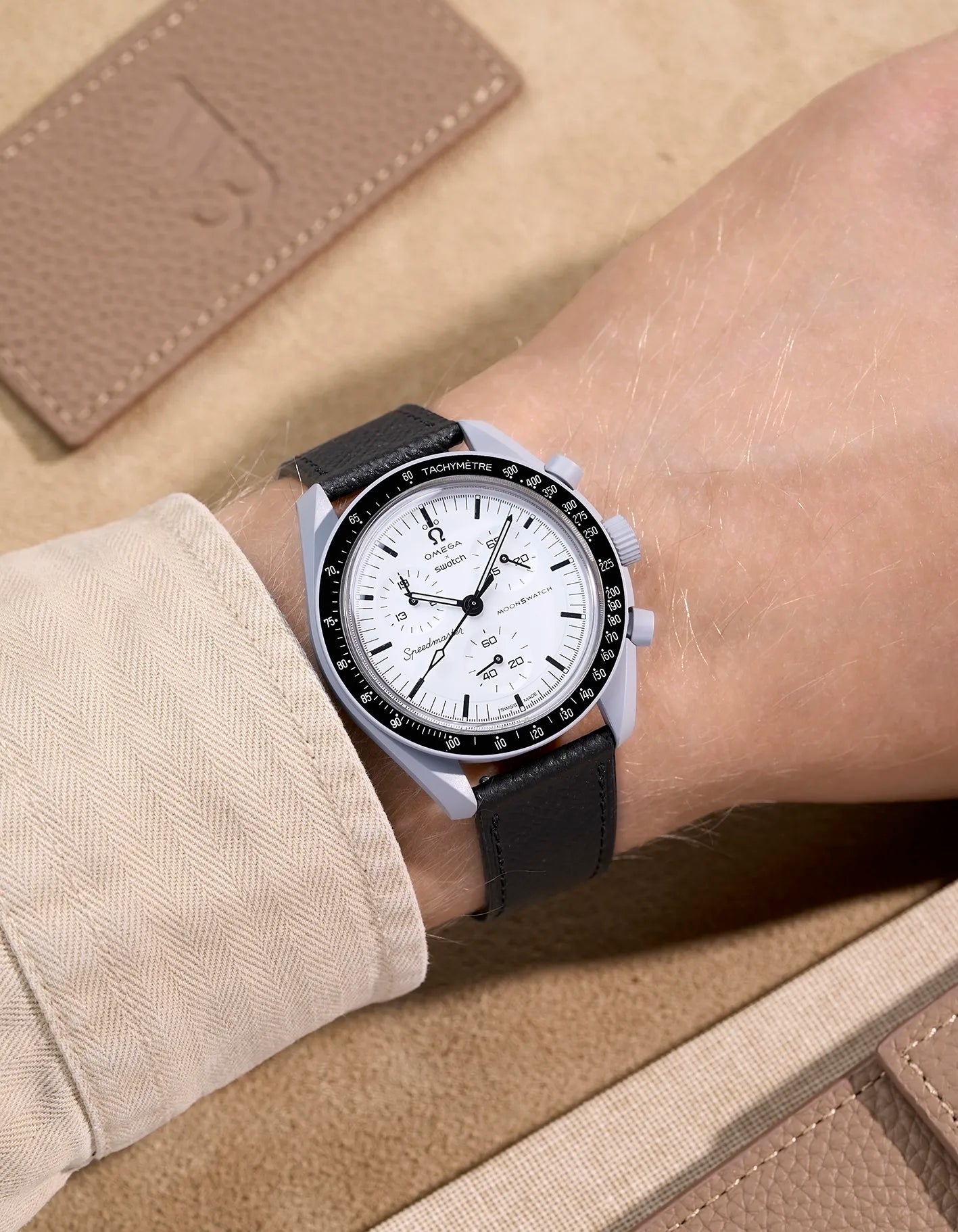 Premium Leather Watch Straps for Omega X Swatch MoonSwatch 1965 - Replacement Bands for Men & Women - Perfect for Casual, Business & Special Occasions