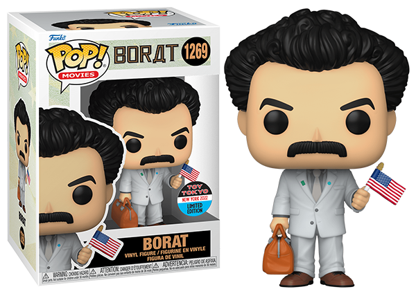 Borat 1269 NYCC 2022 Exclusive Collectible Figure by Toy Tokyo - Perfect for Comic Con Displays & Pop Culture Collections