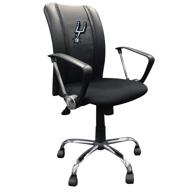 NBA Team Logo Dreamseat Curve Ergonomic Office Chair - Adjustable Height & Lumbar Support for Home, Gaming & Workspace Comfort