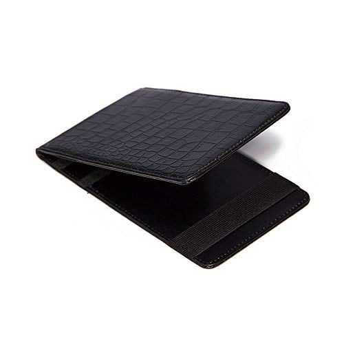 Magic Vosom Professional Golf Scorecard Holder & Yardage Book Holder - Black | Durable Golf Accessories for Keeping Score & Tracking Yardage on the Course