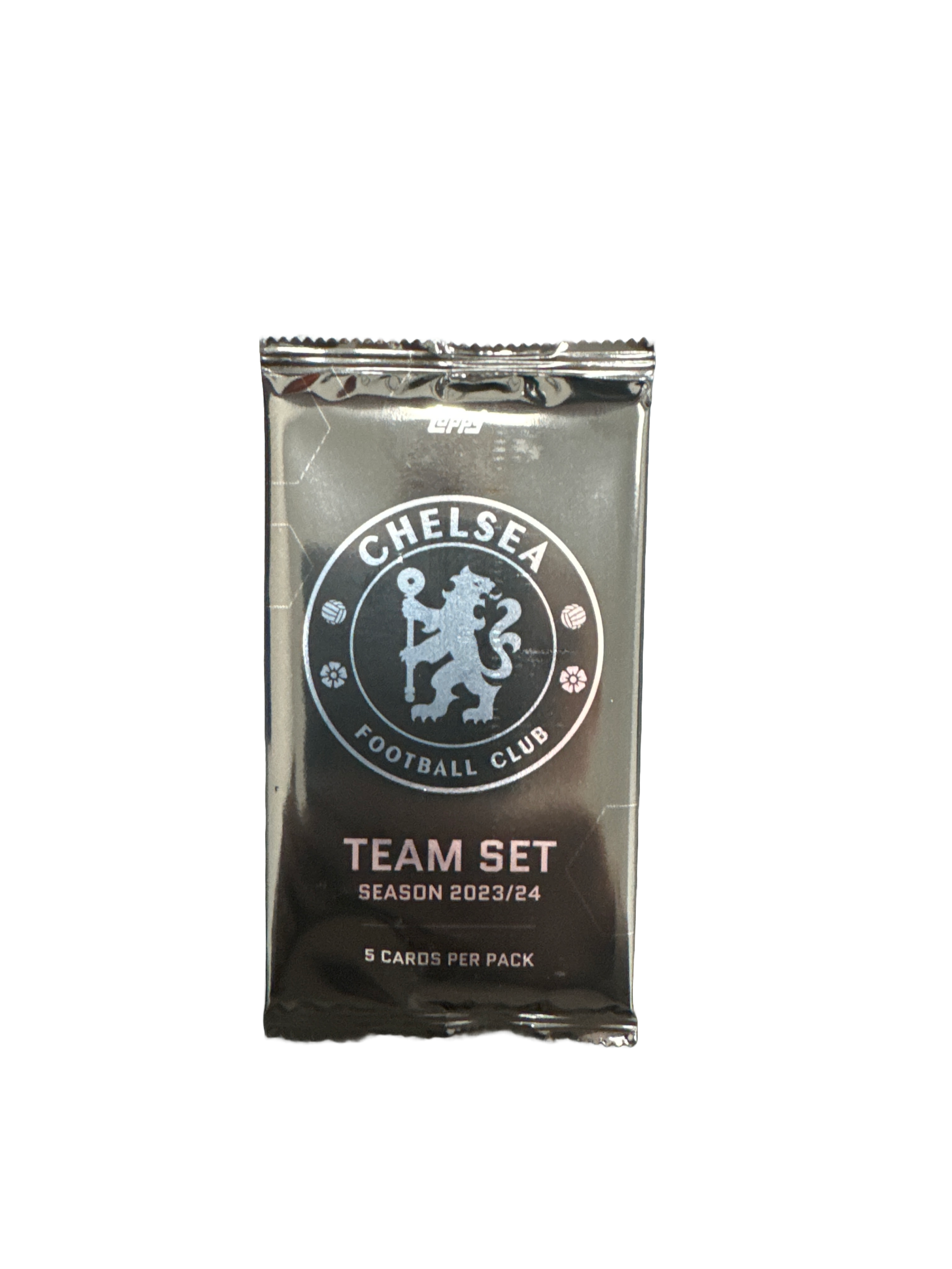 Official Topps Chelsea FC 2023/24 Team Set Single Pack - Collectible Soccer Trading Cards for Fans & Gift Ideas
