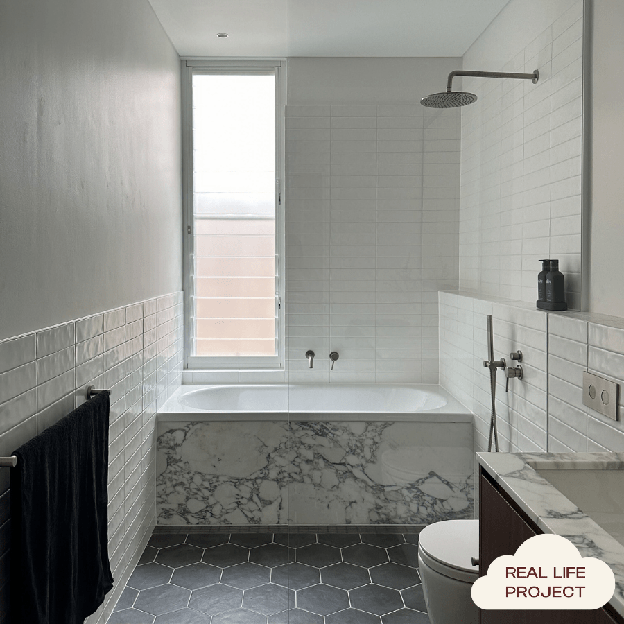 Premium Black Encaustic Look Hexagon Tile for Bathroom & Kitchen Flooring - Waterproof & Durable Ceramic Mosaic Tiles for Home Renovation