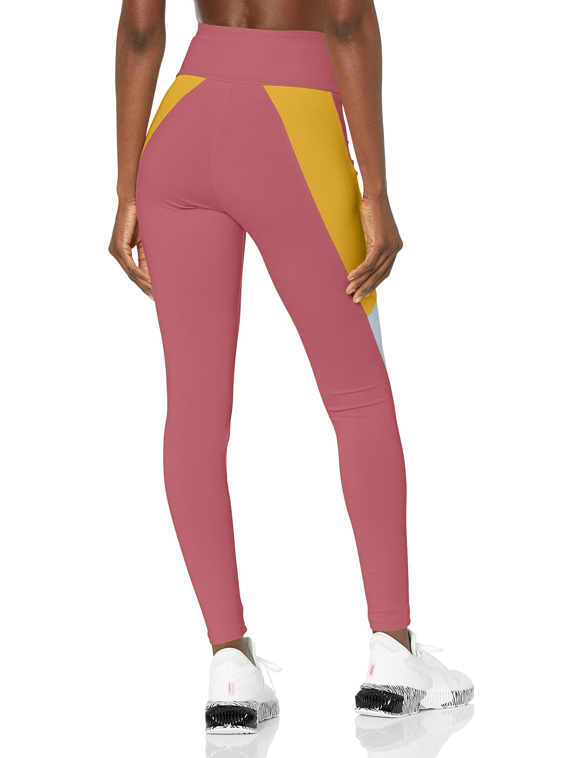 PUMA Women's Classic High Waist Yoga Leggings - Workout Pants for Running, Gym & Lounge - Comfortable Athletic Tights with Wide Waistband