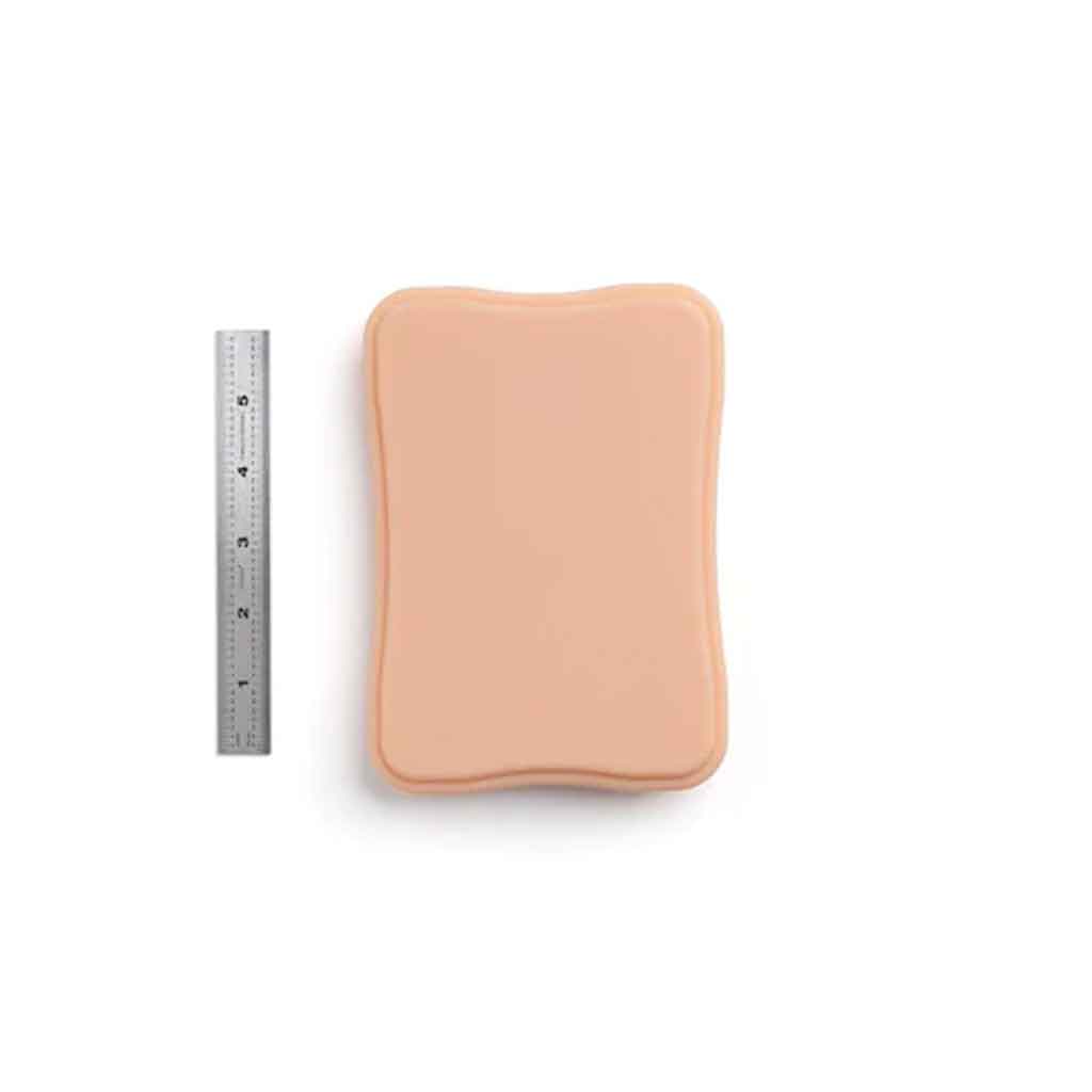 Tattooable Synthetic Small Square Plaque - Fitzpatrick Tone 2 | Micro Series Body Art | Perfect for Memorial Jewelry & Keepsake Tattoos
