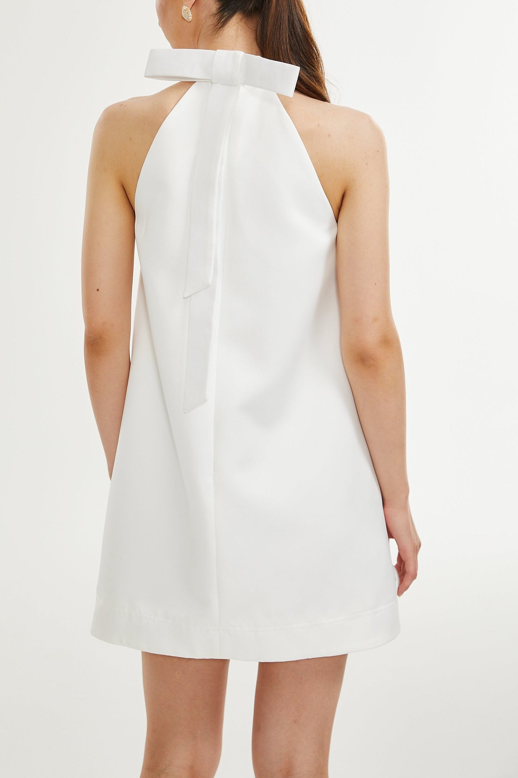 Elegant Aubrie Faux Flower Embellished Dress for Women - Perfect for Weddings, Parties & Special Occasions