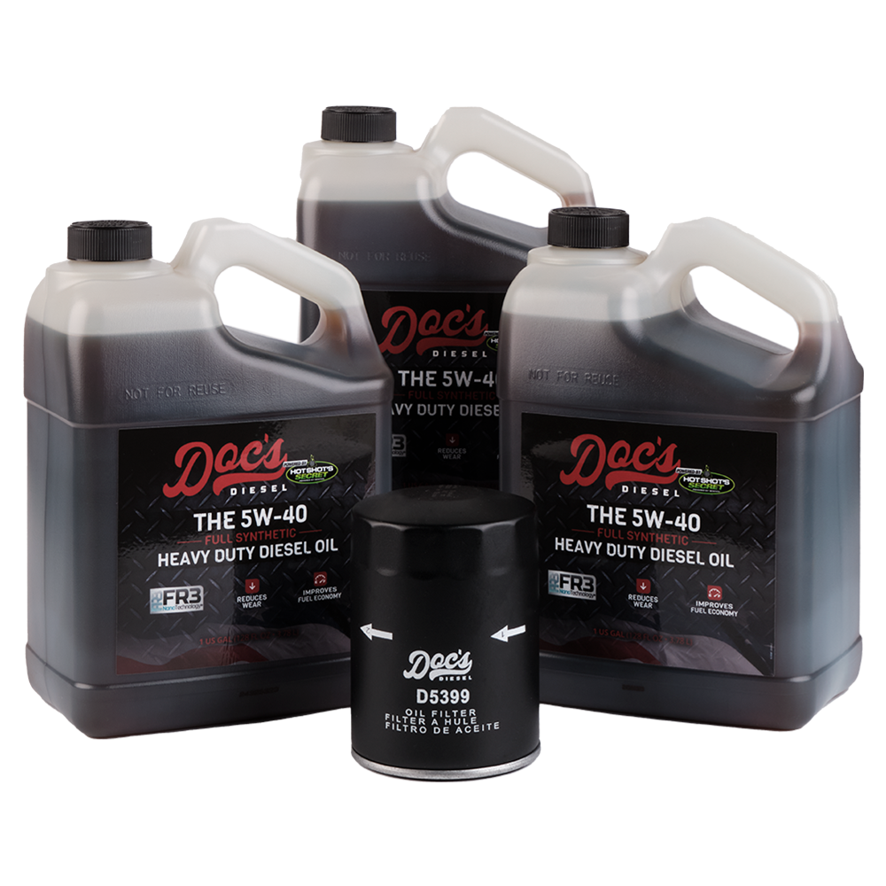 Doc's Diesel 5W-40 Full Synthetic Oil Change Kit for 2001-2019 Chevrolet/GMC 6.6L Duramax Diesel Engines - Complete Engine Protection for Heavy Duty Trucks & Towing