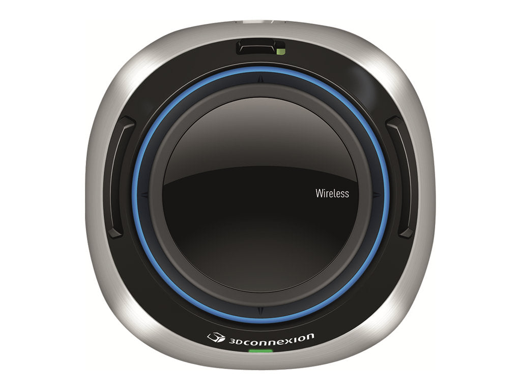 3Dconnexion SpaceMouse Wireless 3D Mouse - Bluetooth & 2.4GHz Connectivity with 2 Programmable Buttons for CAD, 3D Modeling & Graphic Design Professionals