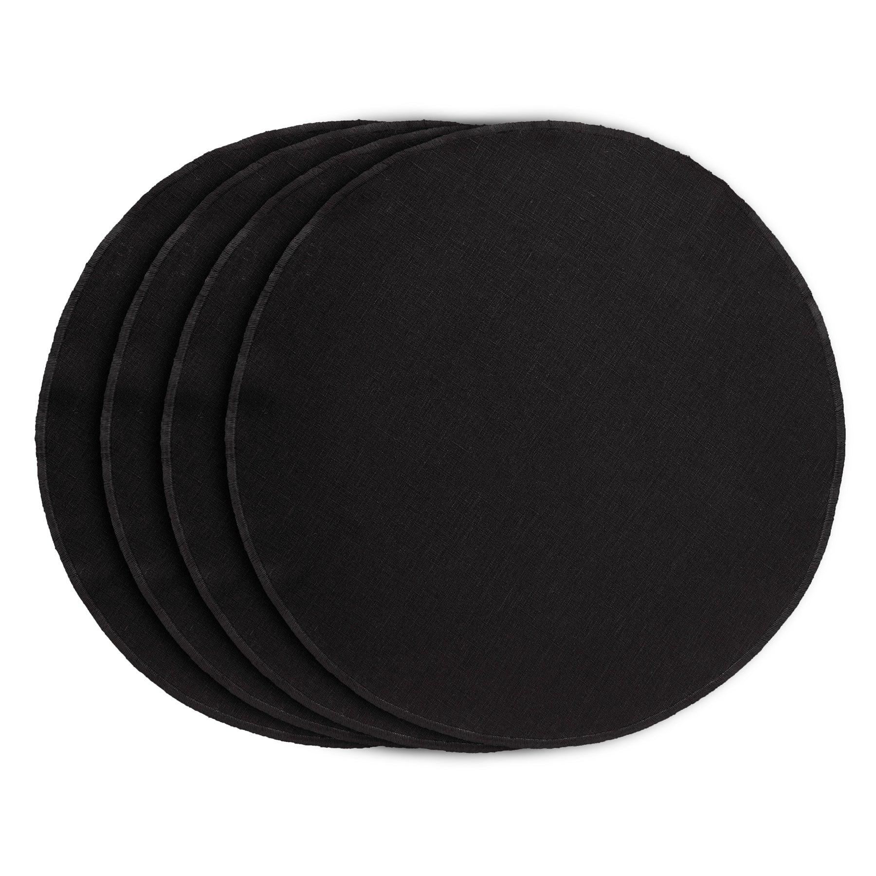 Premium Round Placemats Set of 4 - Non-Slip Heat Resistant Table Mats for Dining & Decor - Perfect for Dinner Parties, Holidays & Everyday Use