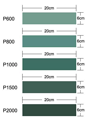 Master Tools 09950 Model Making Sandpaper Set - 10-Piece Fine to Coarse Grit Sanding Sheets for Woodworking, Metal & DIY Projects - Perfect for Smoothing, Polishing & Finishing Surfaces