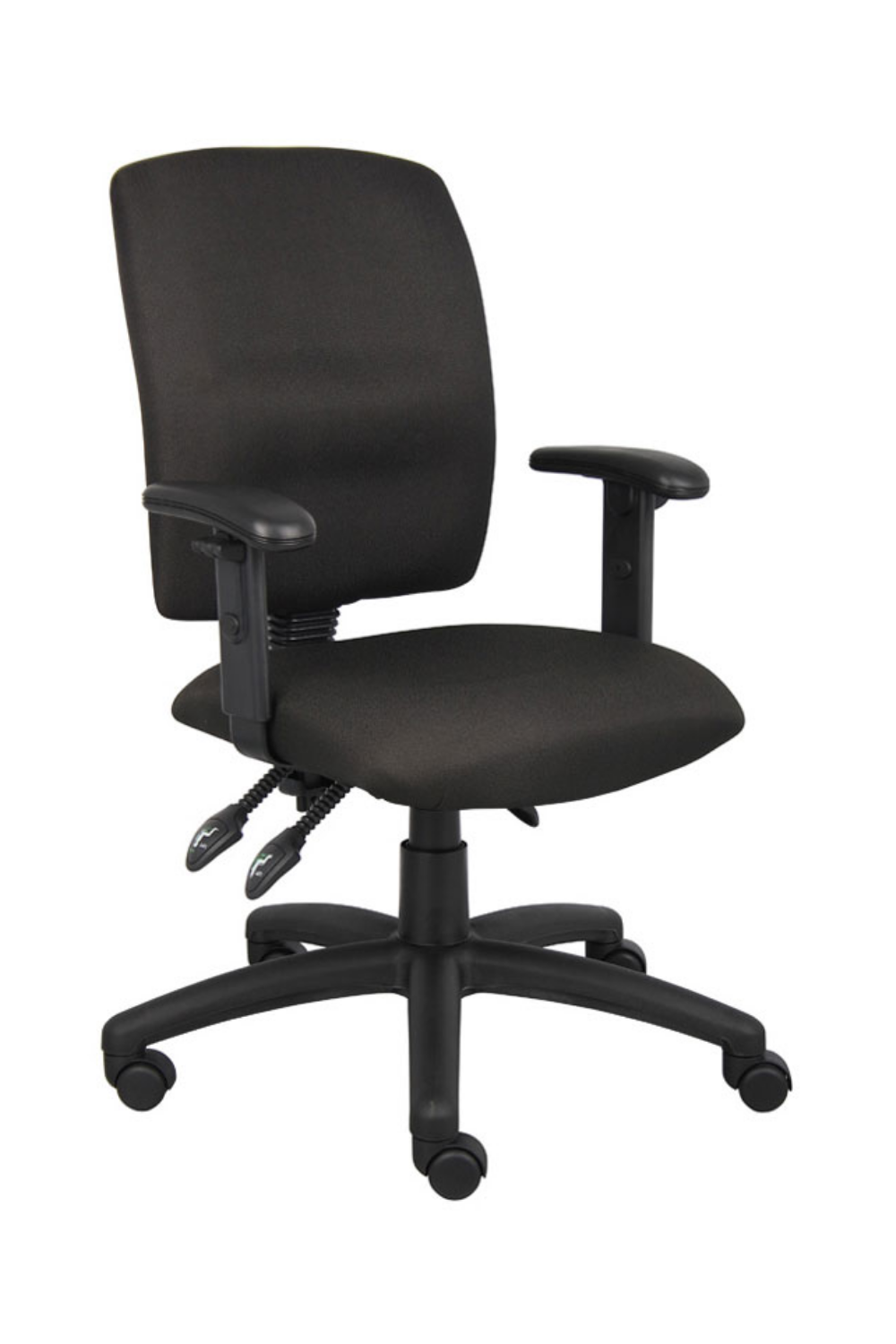 Ergonomic Multi-Function Fabric Task Chair with Adjustable Height & Lumbar Support - Perfect for Home Office, Gaming & Workspace Comfort