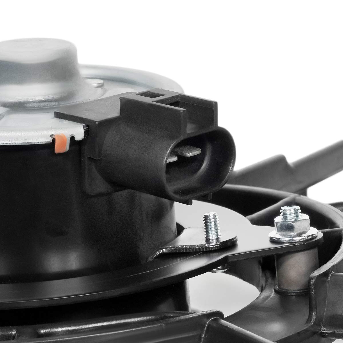 DNA MOTORING OEM-RF-0275 High Performance Radiator Cooling Fan Assembly - Direct Replacement for 2006-2013 Lexus IS250 - Improved Cooling Efficiency - Black - Perfect for Engine Overheating Prevention & Summer Driving
