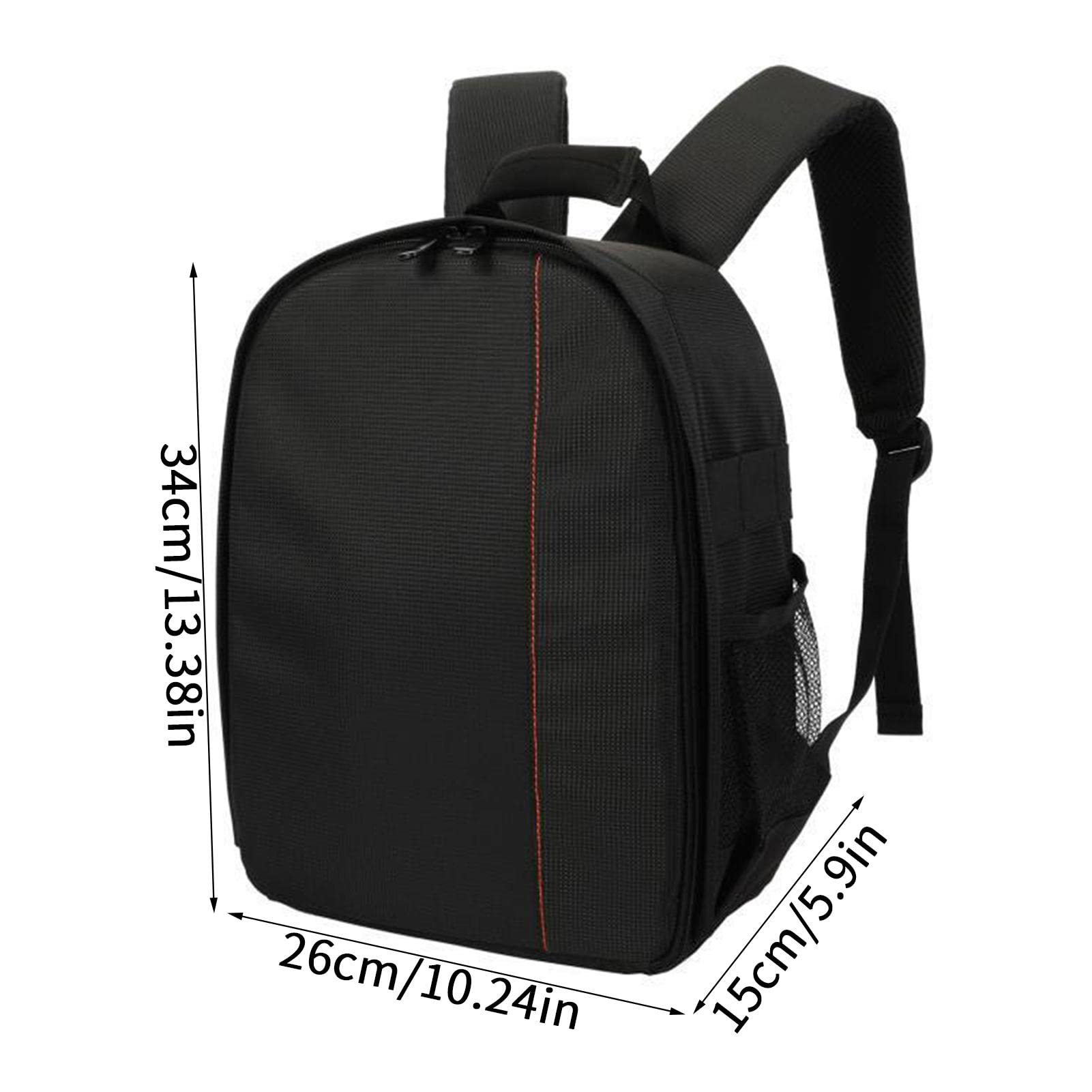 Qutalmi Waterproof Camera Backpack for DSLR - Durable Photography Bag with Padded Compartments for Camera, Lens & Flash | Perfect for Travel, Hiking & Outdoor Photography