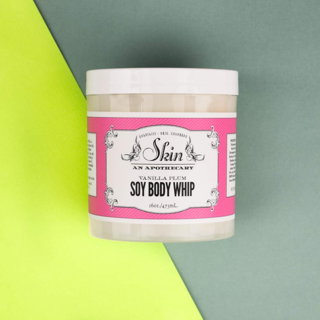 Organic Soy Body Whip - 16 oz Vanilla Plum Scented Moisturizing Lotion for Dry Skin | Vegan, Cruelty-Free Body Cream | Perfect for Daily Hydration & Spa Nights