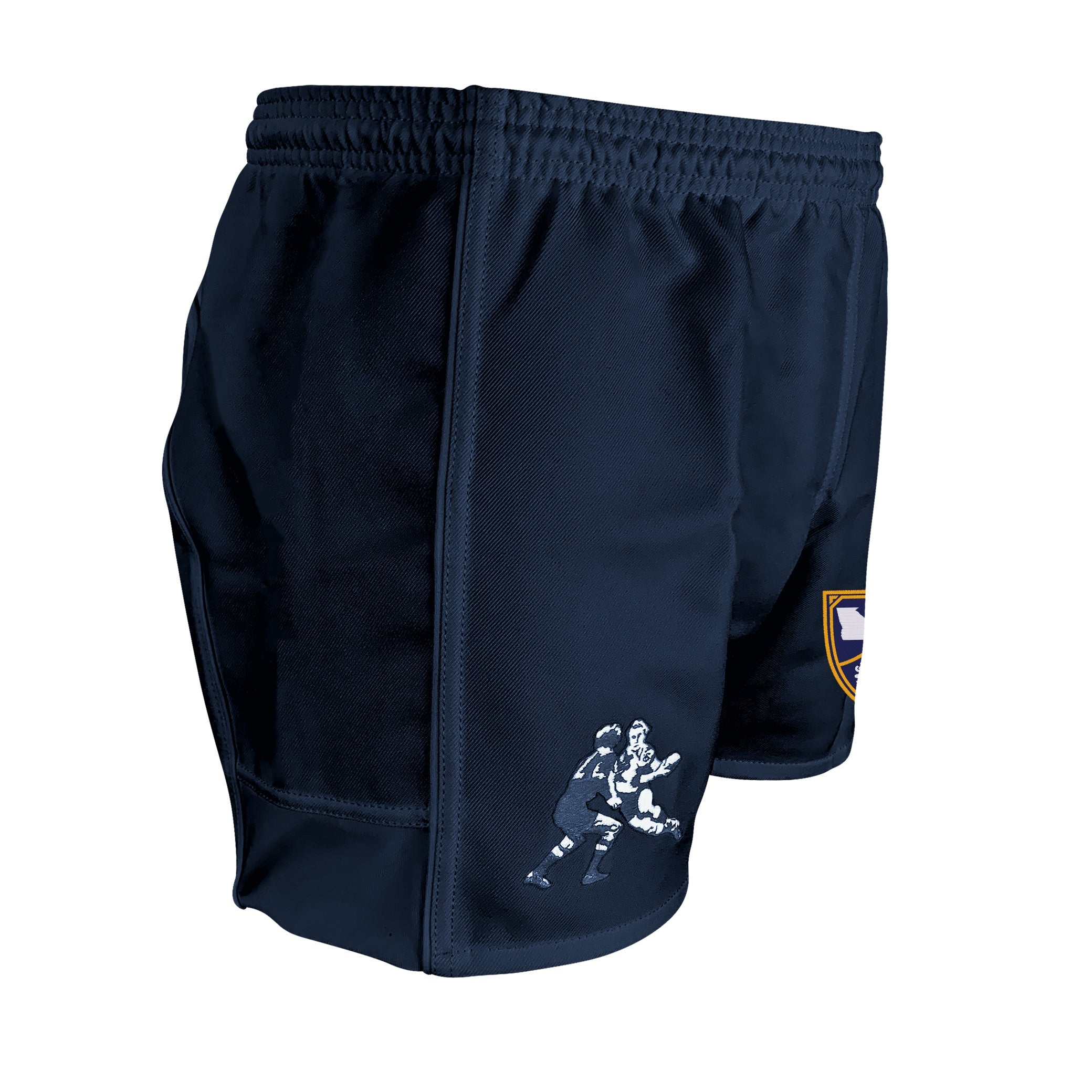 Georgia Rugby Union Pro Power Shorts - High-Performance Men's Rugby Shorts for Training & Matches - Breathable, Durable & Comfortable for Rugby, Gym & Sports Activities