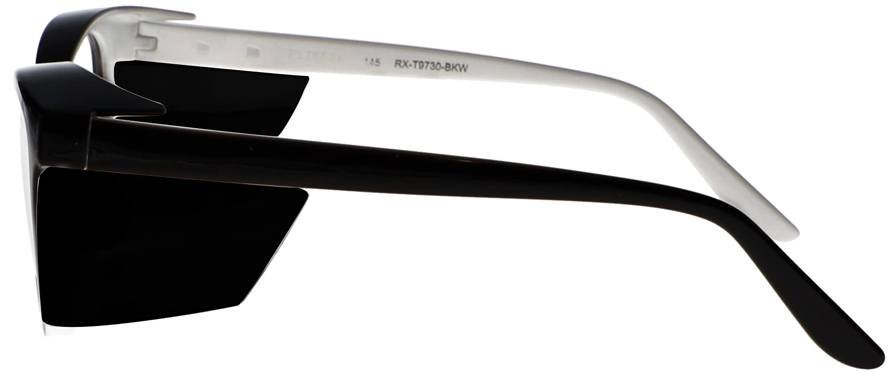 Radiation Protection Glasses T9730 - Stylish Cat Eye Lead Glasses for X-Ray & Dental Safety (Black/White) | Perfect for Medical Professionals, Radiology Techs & DIY Home Projects