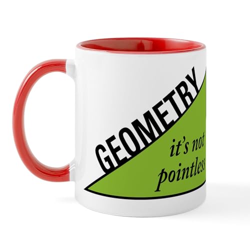 White/Red Inside - Geometry Mug