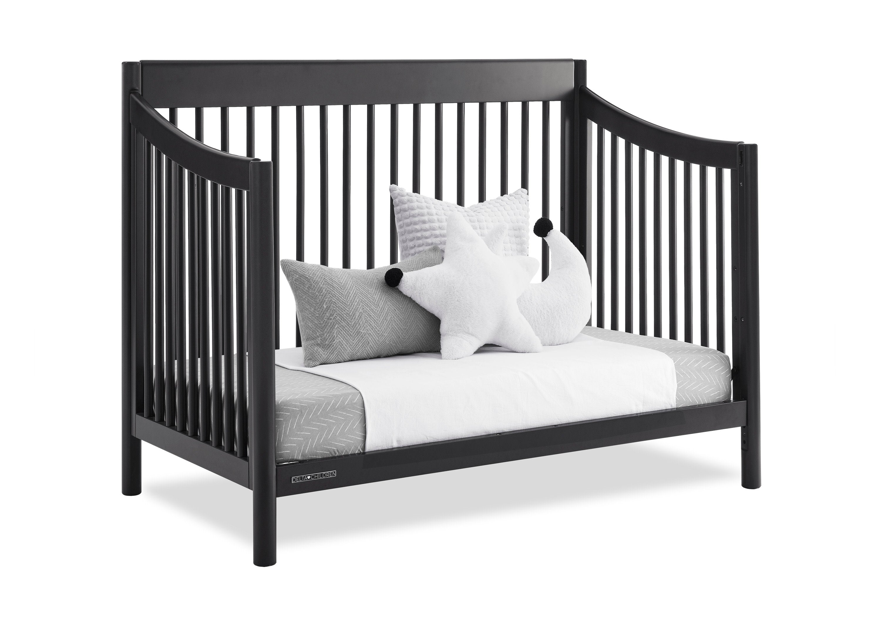 Brooks 6-in-1 Convertible Baby Crib - Toddler Bed, Daybed & Full-Size Bed - Safe & Durable Nursery Furniture for Newborn to Adult - Perfect for Baby Rooms, Daycare Centers & Guest Bedrooms