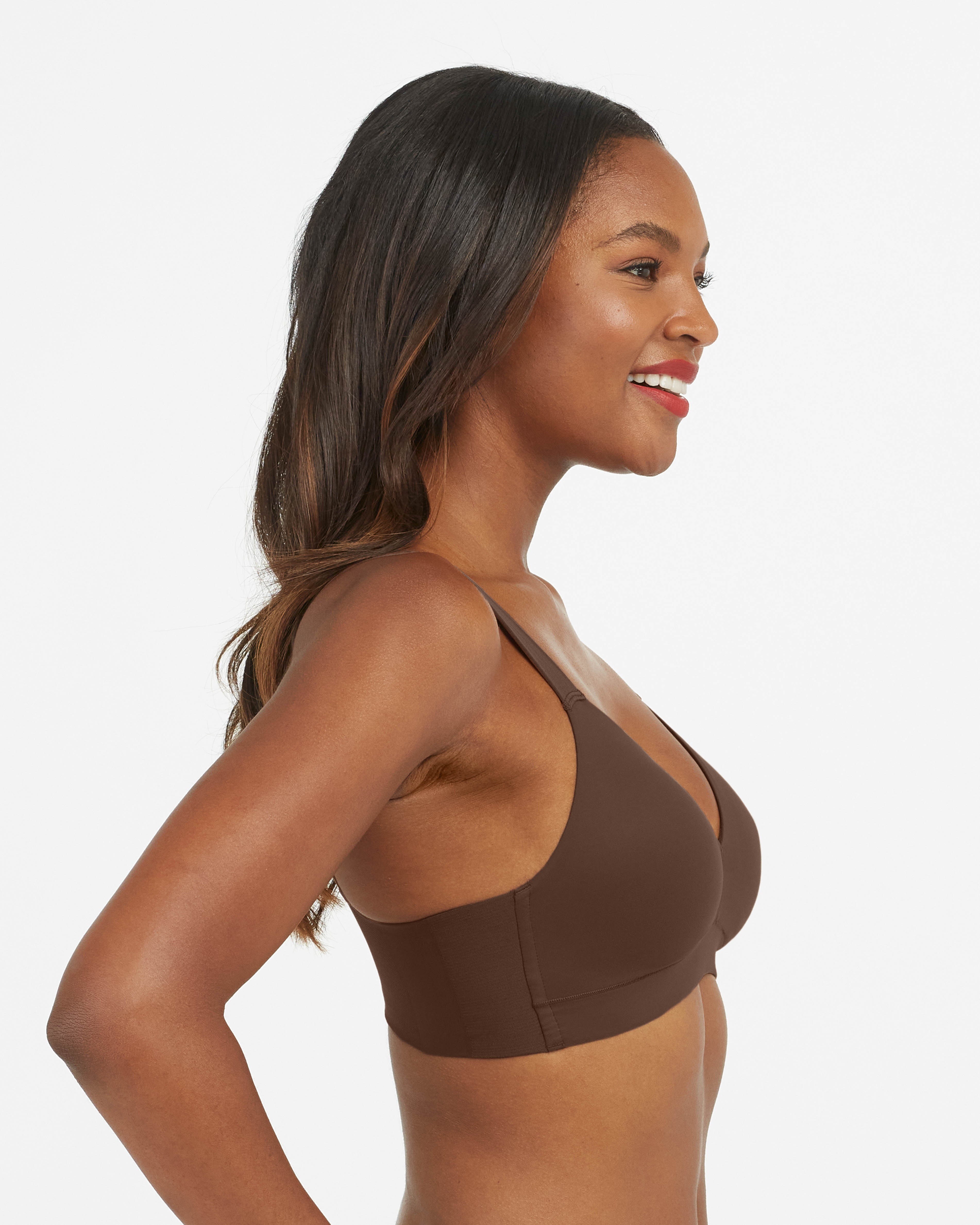 SPANX Smooth Comfort Lightly Lined Bralette - Wireless Support for Everyday Wear, Yoga & Lounge