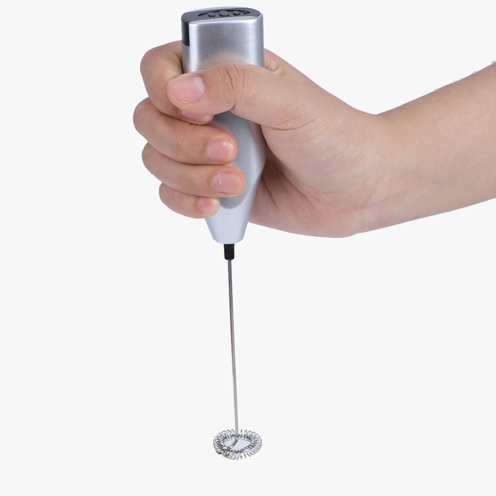 **Electric Hand Blender, 5-Speed Immersion Blender with Whisk & Frother – Silver, 300W for Smoothies, Soups, Sauces, Coffee & Baking – Perfect Kitchen Tool for Home & Professional Use**