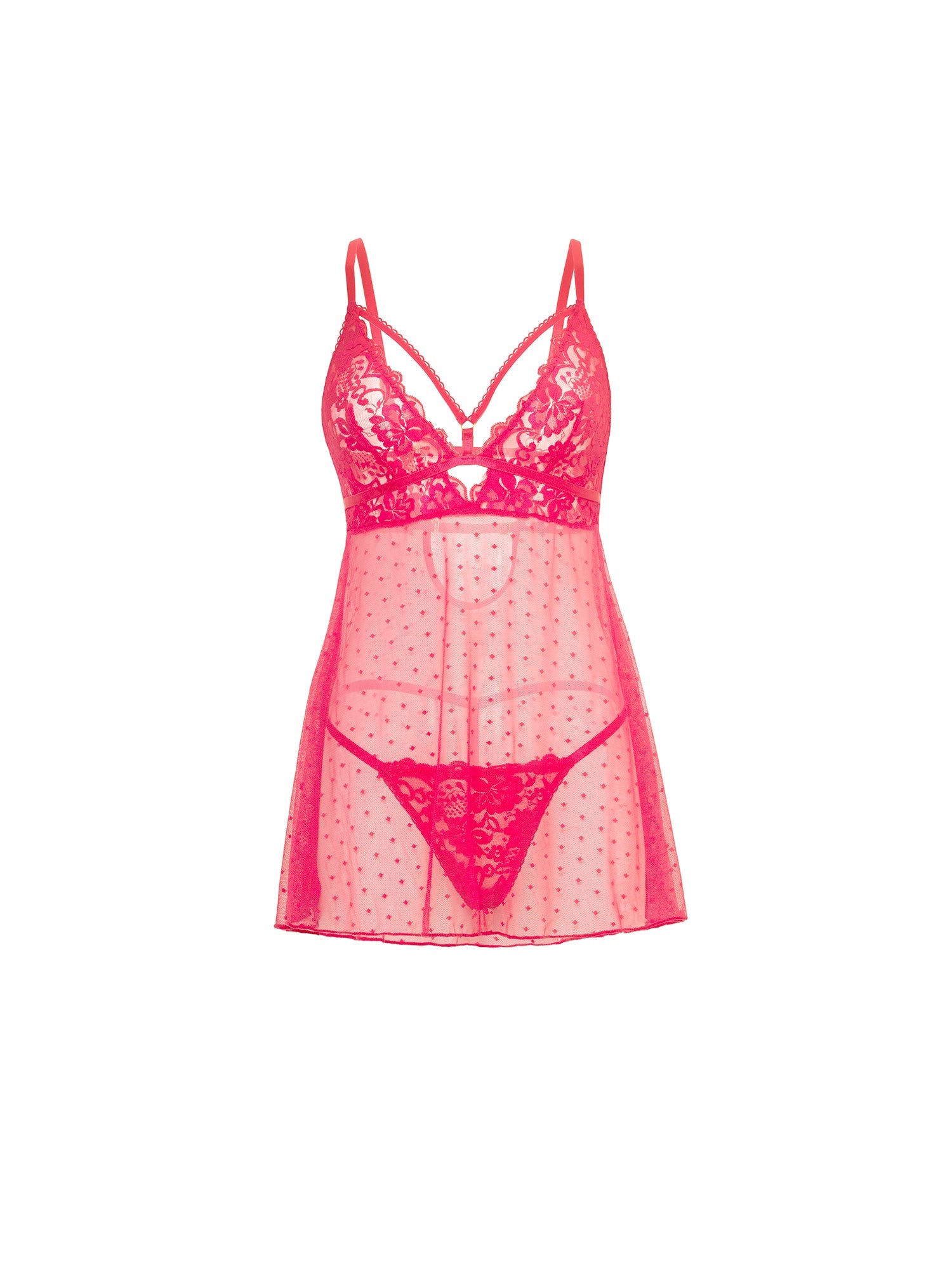 Aphrodite Lace Babydoll Dress - Sexy Lingerie Nightwear for Women, Romantic Date Night & Boudoir Photography